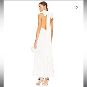 Misha Evianna Satin Gown Size Small